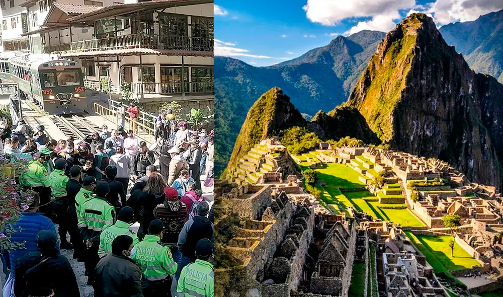 Protestas en Machu Picchu por venta de boletos y pedido de aumento de aforo. Foto: composición LR Protestas en Machu Picchu por venta de boletos y pedido de aumento de aforo. Foto: composición LR