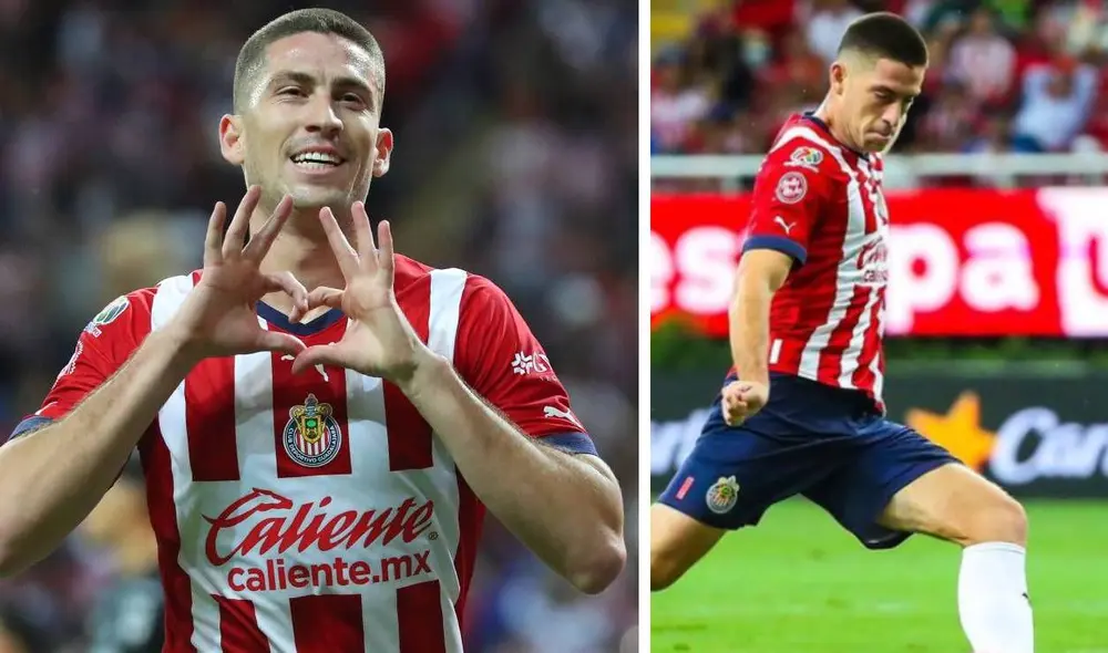 Santiago Ormeño apareció en el mejor momento y le dio la victoria a su equipo en la Liga MX. Foto: Twitter Chivas
