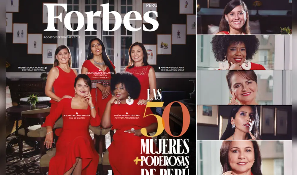 Las mujeres de esta edición son influyentes en sus áreas. Foto: composición LR/Forbes Perú