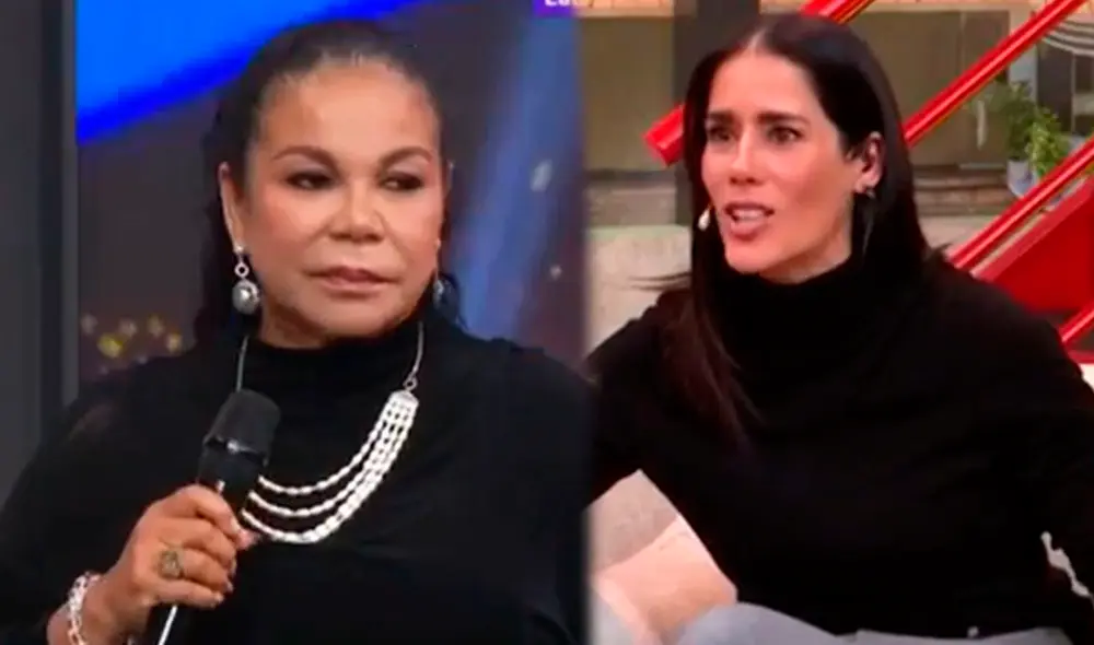 Eva Ayllón no quiso cantar en vivo. Foto: capturas Latina Eva Ayllón no quiso cantar en vivo. Foto: capturas Latina