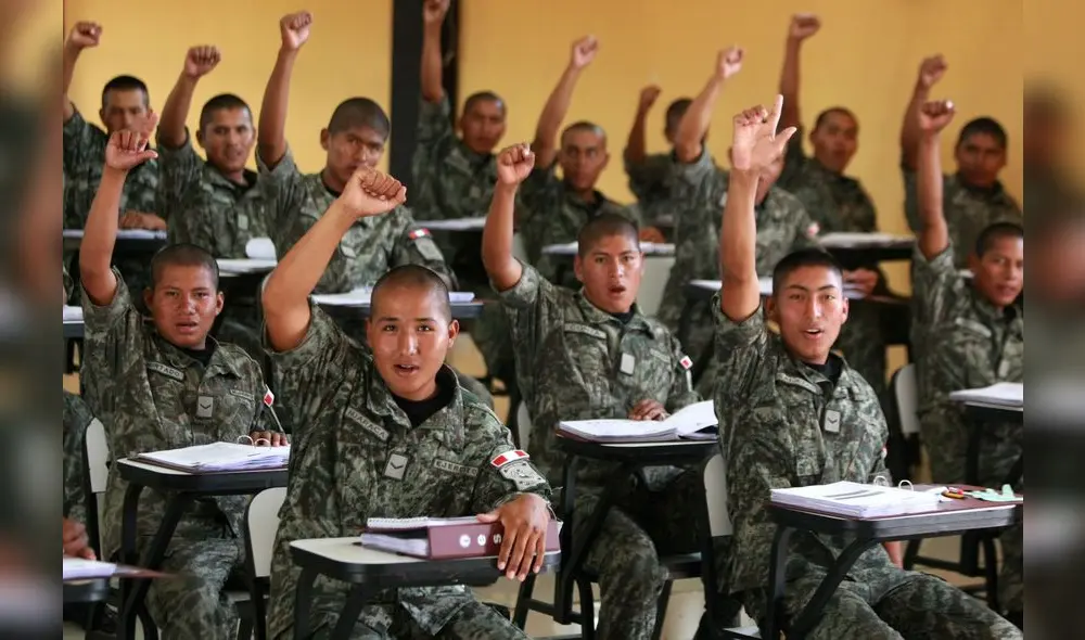 Servicio militar en Perú es voluntario. Foto: Andina Servicio militar en Perú es voluntario. Foto: Andina