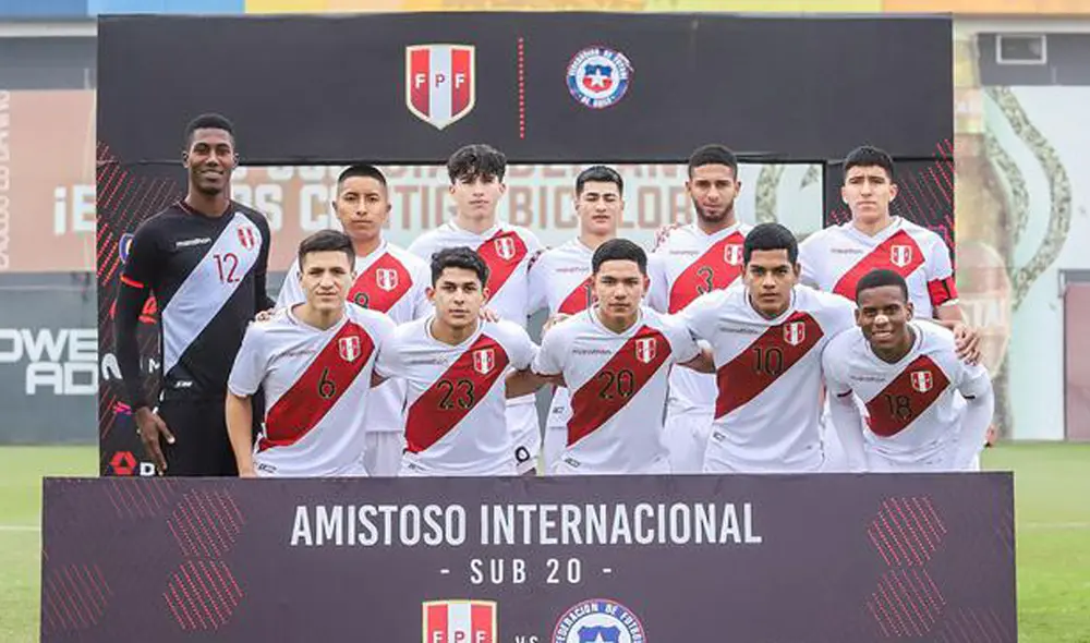 La selección peruana Sub-20 se prepara para el Sudamericano de 2023. Foto: FPF