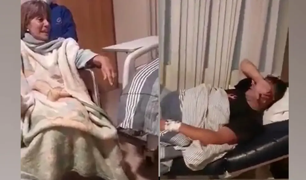 La turista agradeció al chofer y le dijo que se quede tranquilo. Foto: composición LR/captura de video Difusión La turista agradeció al chofer y le dijo que se quede tranquilo. Foto: composición LR/captura de video Difusión