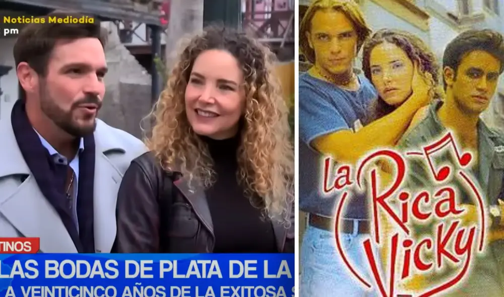 Conoce aquí lo que dijaron Ismael La Rosa y Virna Flores sobre el regreso a las pantallas de "La rica Vicky". Foto: composición captura Latina/difusión Latina