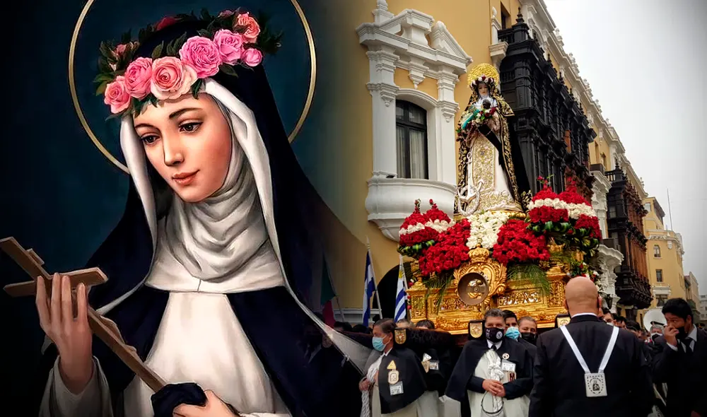 Santa Rosa de Lima fue canonizada por el papa Clemente X el 12 de abril de 1671. Foto: composición LR/WinCalendar/La República