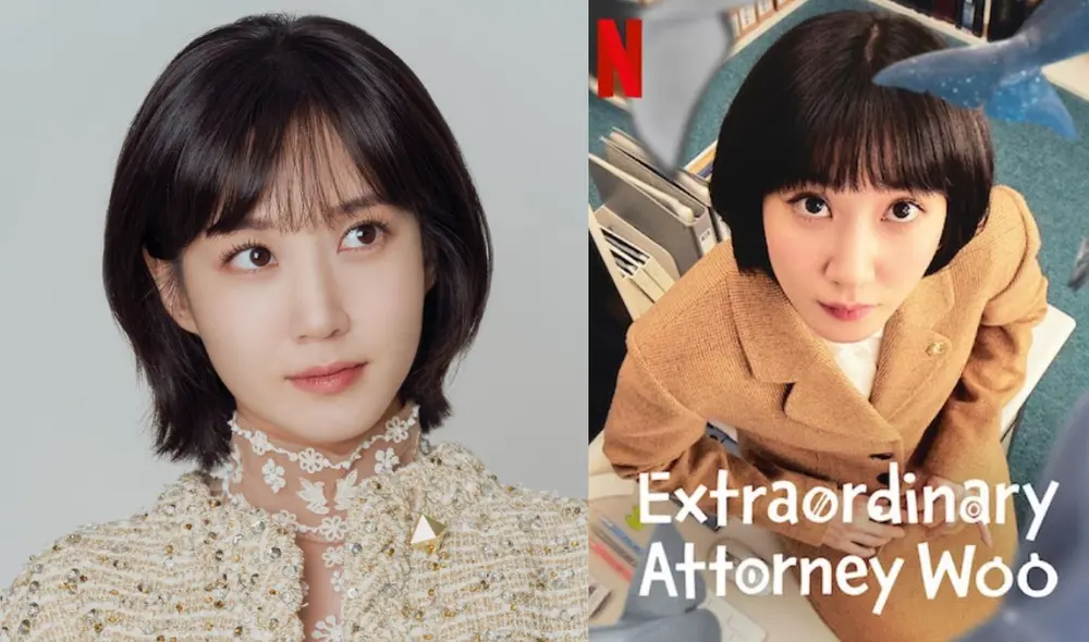 Park Eun Bin interpretó a una abogada con autismo en "Extraordinary attorney Woo". Foto: composición LR/Netflix/Allkpop