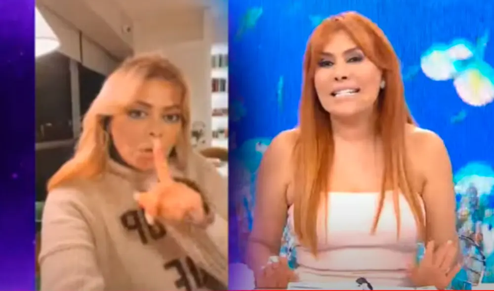 Gisela Valcárcel responde a Magaly por criticar su programa. Foto: captura de ATV