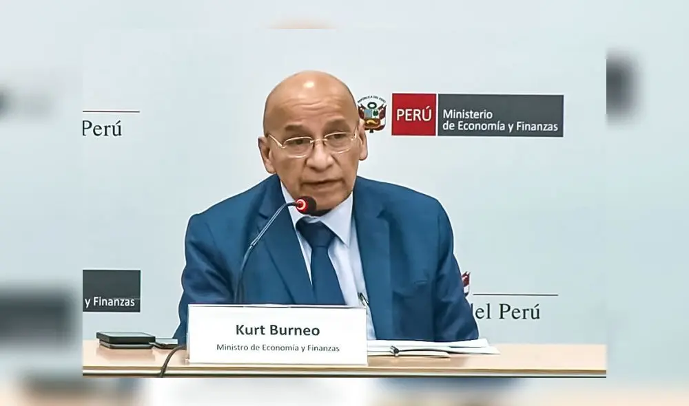 El ministro de Economía presentó el Marco Macroeconómico Multianual 2023-2026. Foto: Andina