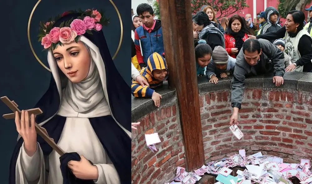 Conoce el origen del tradicional pozo de los deseos de Santa Rosa de Lima. Foto: Composición La República/WinCalendario/Viajando por el Perú/Instagram