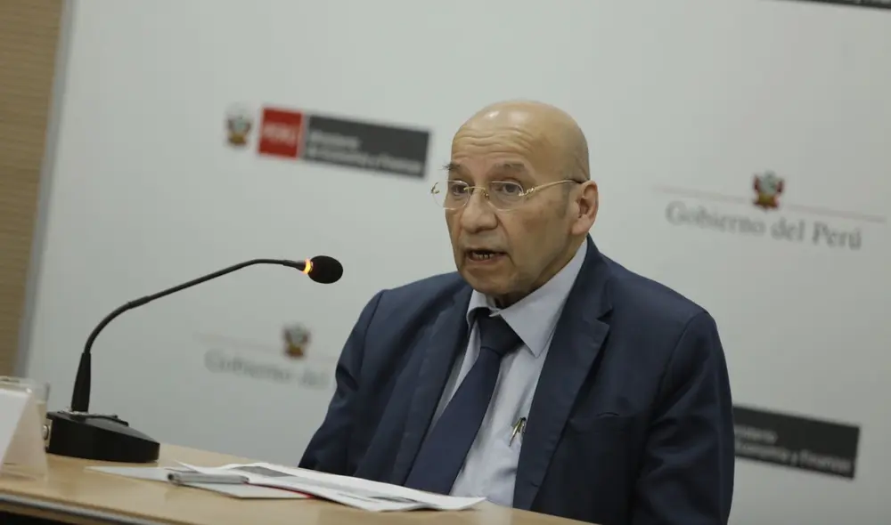 El ministro de Economía y Finanzas presentó el Marco Macroeconómico Multianual 2023-2026. Foto: Gerardo Marín/La República