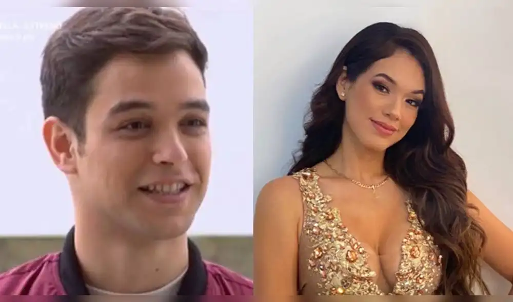 Franco Pennano, actor de 24 años, ha mandado un afectuoso saludo a Jazmín Pinedo, conductora de "Más espectáculos". Foto: composición LR/América TV