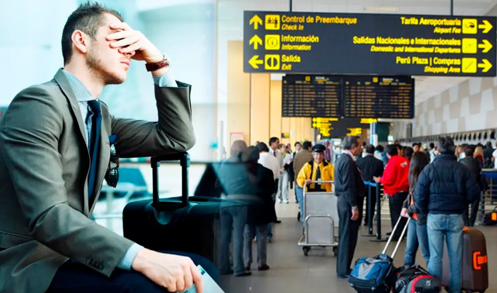En los casos que exista responsabilidad de la aerolínea en la demora o cancelación de sus vuelos, el pasajero tiene el derecho de exigir una serie de compensaciones. Foto: composición LR/Claim/Andina
