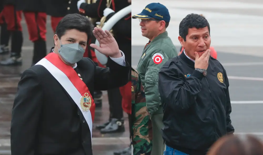 Harvey Colchado acudió a Palacio el 9 de agosto para detener a Yenifer Paredes. Foto: composición/La República Harvey Colchado acudió a Palacio el 9 de agosto para detener a Yenifer Paredes. Foto: composición/La República