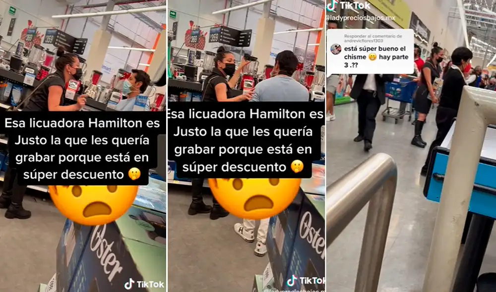 Miles de usuarios no han parado de reír con esta escena. Foto: composición LR/captura de TikTok/@ladypreciosbajos.mx