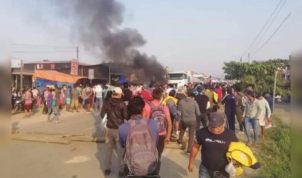 El enfrentamiento dejó al menos una decena de heridos que fueron trasladados al hospital Santa Rosa, según testigos. Foto: difusión