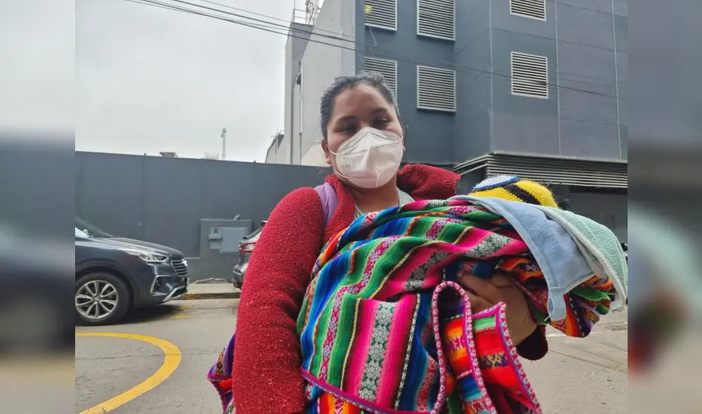 Madre necesita ayuda para volver a Cusco. Foto: Vanessa Trebejo / URPI-LR