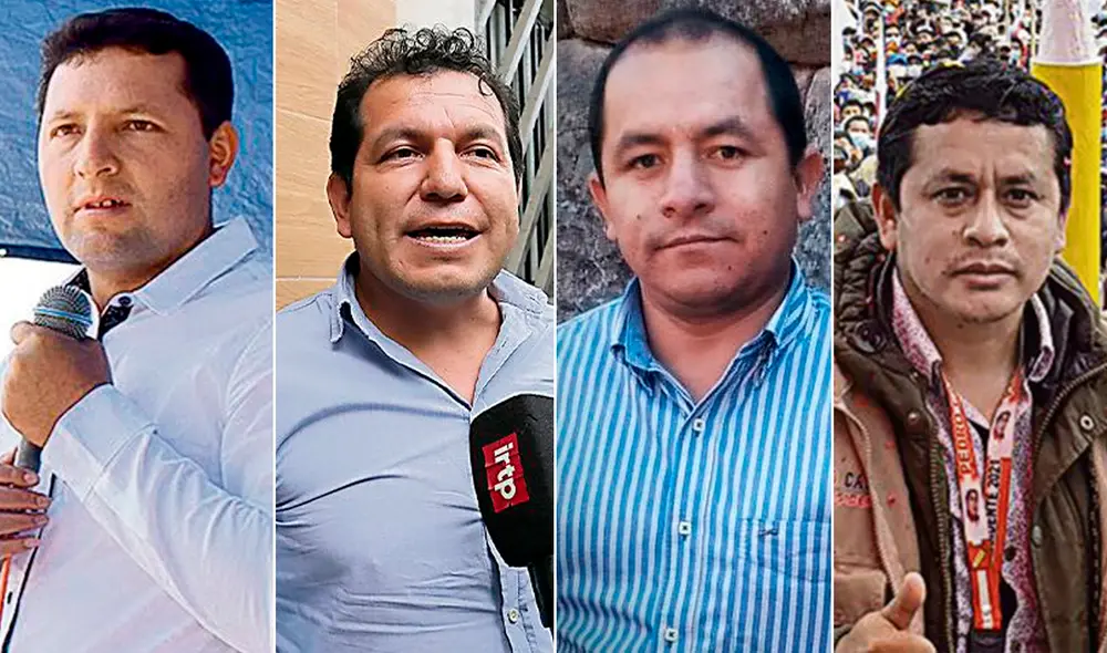 El dato. ‘Los Chiclayanos’ son Nenil Medina, Segundo Sánchez, Salatiel Marrufo y Abel Cabrera. Todos estaban conectados con el ministro Geiner Alvarado. Foto: composición LR El dato. ‘Los Chiclayanos’ son Nenil Medina, Segundo Sánchez, Salatiel Marrufo y Abel Cabrera. Todos estaban conectados con el ministro Geiner Alvarado. Foto: composición LR