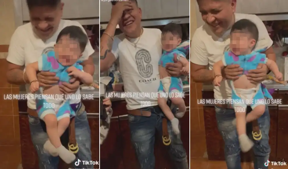 Miles de usuarios no han parado de reír con esta escena. Foto: composición LR/TikTok/@jorgeefloresmen
