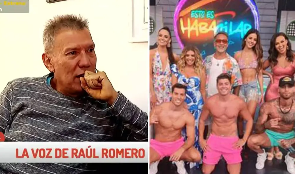 Raúl Romero comentó sobre el fastidio que le generó la falsa expectativa que se creó en la gente con "Esto es Habacilar". Foto: composición LR/captura de Latina/América TV