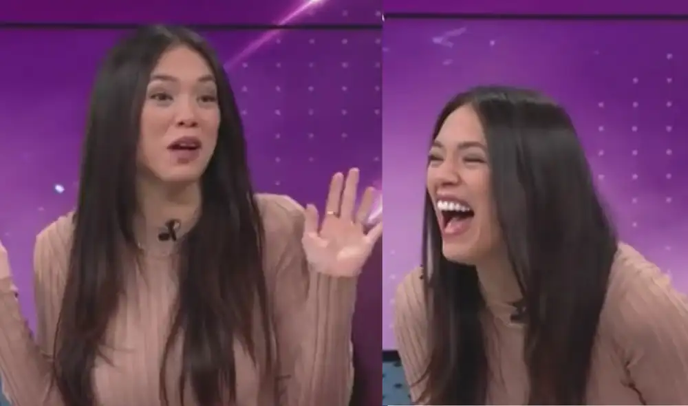 Jazmín Pinedo intentó conocer personas por un app de citas. Foto: captura de América TV