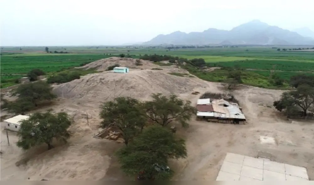 Ministerio de Cultura actualizó información catastral de Huaca Santa Rosa de Pucalá. Foto: Ministerio de Cultura.