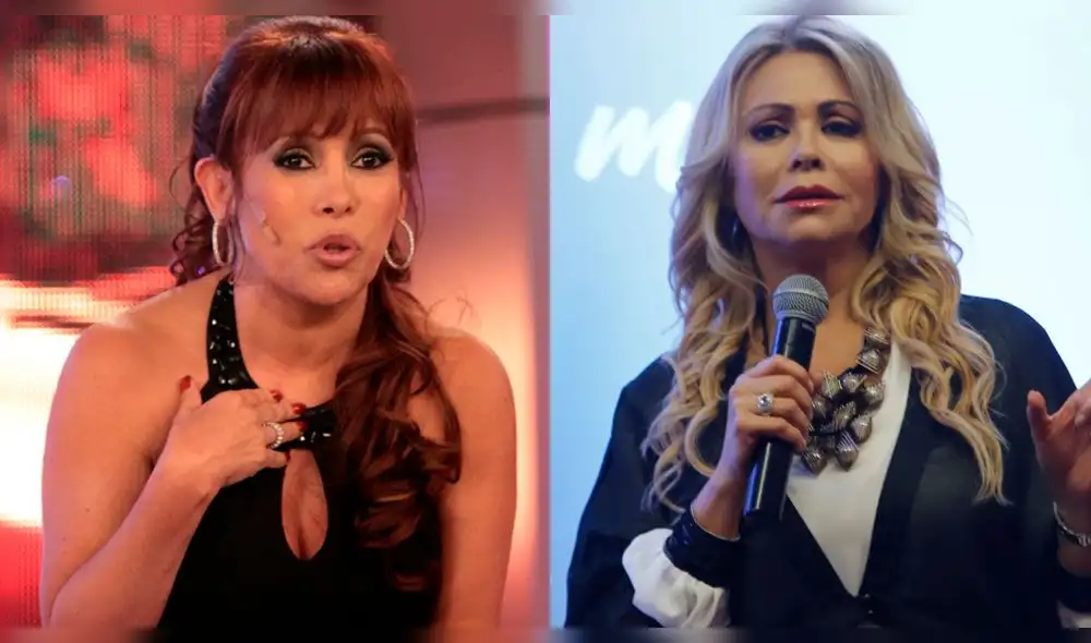 Magaly Medina critica a Gisela Valcárcel por no admitir su bajo rating. Foto: composición LR/captura de ATV/La República