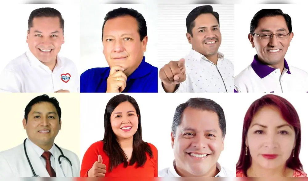 Estos son los candidatos a la alcaldía de Comas. Foto: composición LR/ Facebook Estos son los candidatos a la alcaldía de Comas. Foto: composición LR/ Facebook