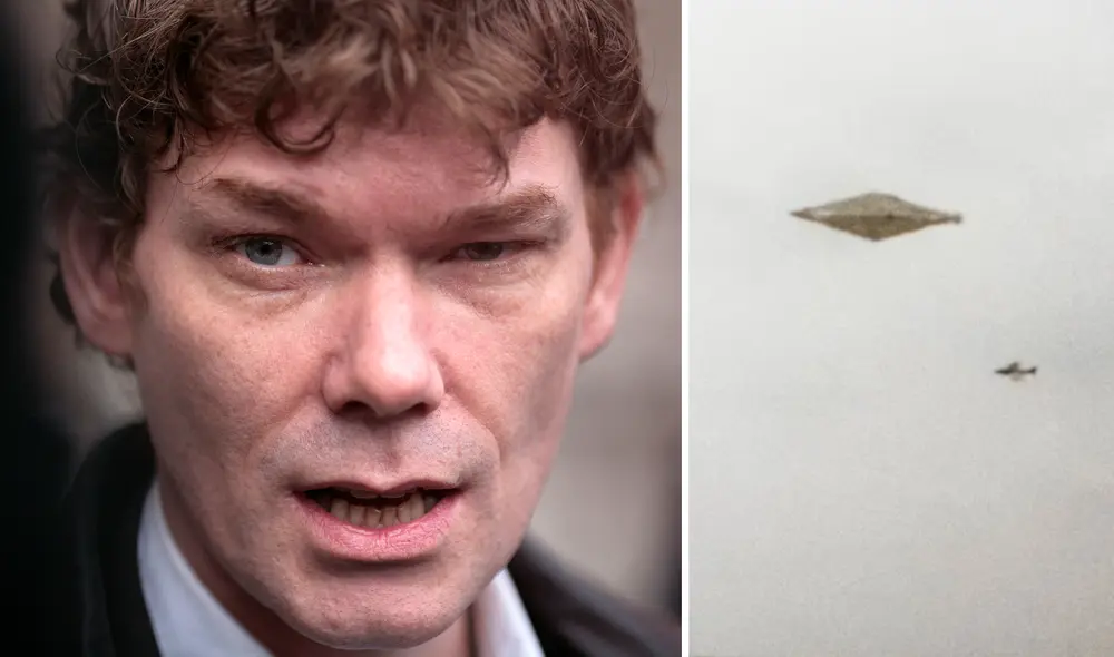 Gary McKinnon hackeó computadoras de la NASA y manifestó haber visto imágenes de ovnis. Foto: composición LR/AFP/Sheffield Hallam University/Craig Lindsay