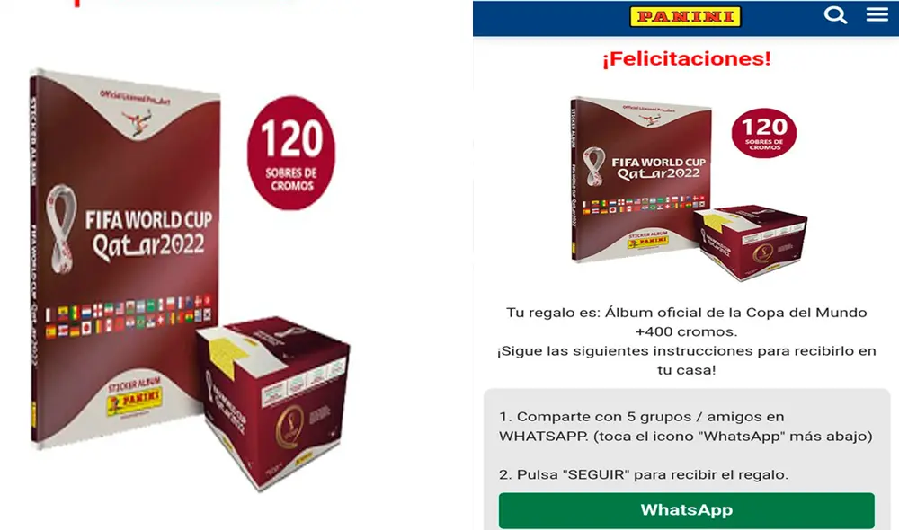 La madre estaba segura de que, compartiendo muchas veces un link, la haría acreedora de un álbum con figuritas. Foto: composición LR/captura de Twitter/@Aguiwrre La madre estaba segura de que, compartiendo muchas veces un link, la haría acreedora de un álbum con figuritas. Foto: composición LR/captura de Twitter/@Aguiwrre