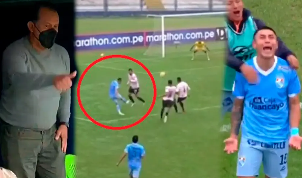El 'Ratón' anotó un gran tanto. Foto: composición LR/captura GOLPERU