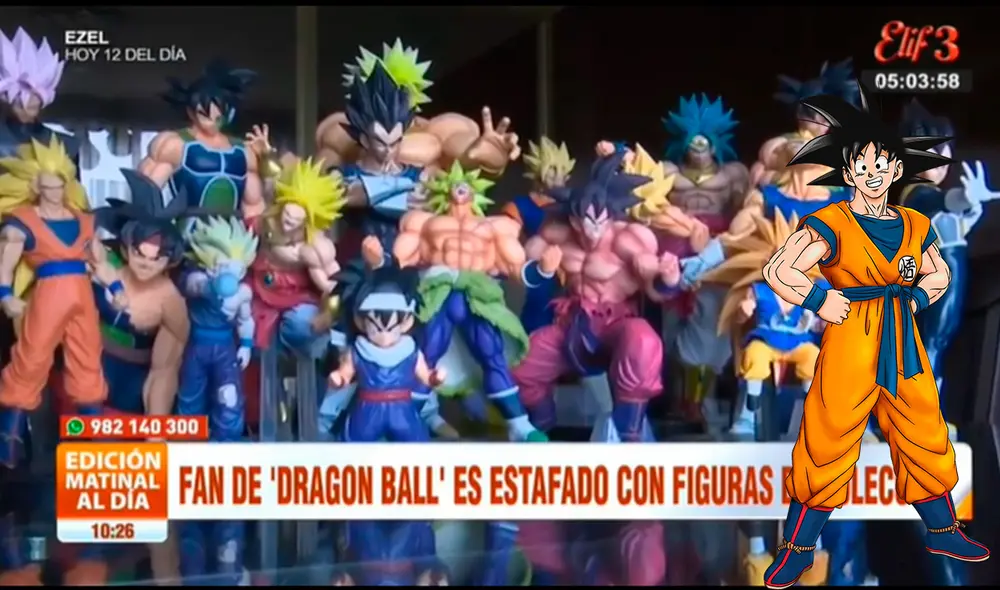 El chico es un coleccionista peruano que busca figuras de Dragon Ball Super Hero. Foto: composición LR/Facebook