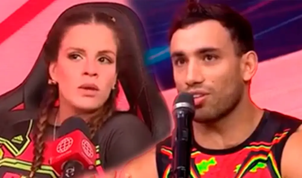 Alejandra Baigorria felicito a Said Palao por ser un ejemplo de perseverancia. Foto: composición/captura América TV