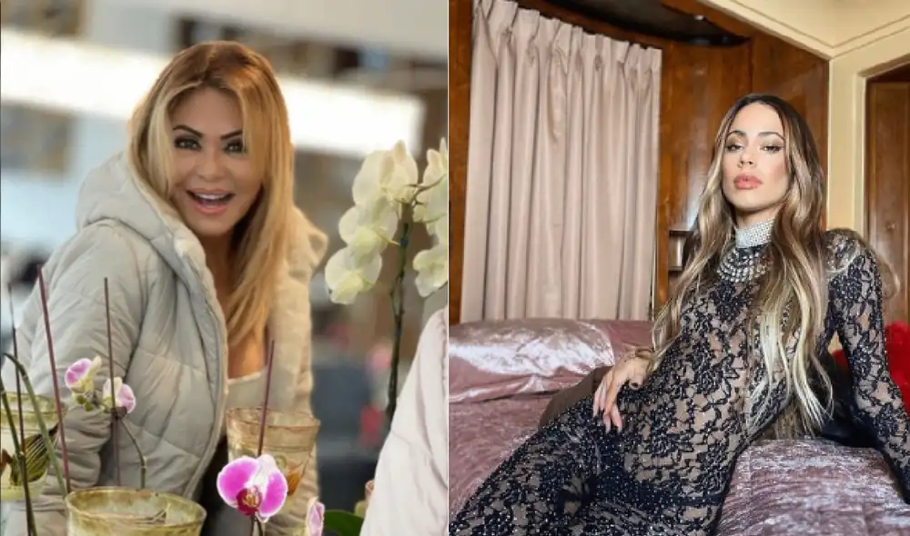 La conductora estuvo agradecida con Tini por mandarle saludos. Foto: composición LR/Instagram/Gisela Valcárcel/Tini Stoessel