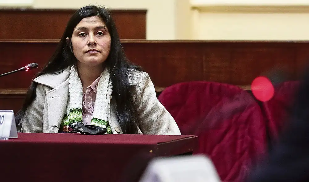 Tarda el veredicto. Recién mañana se sabrá si a la cuñada del presidente, Yenifer Paredes, se le interpondrá una prisión preventiva por 36 meses. Foto: difusión