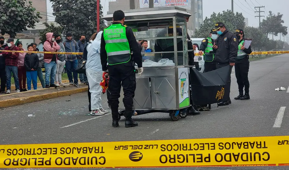 Chosicano atropella y mata a emolientero en Santa Anita. Foto: Giuliana Castillo / URPI-LR Chosicano atropella y mata a emolientero en Santa Anita. Foto: Giuliana Castillo / URPI-LR