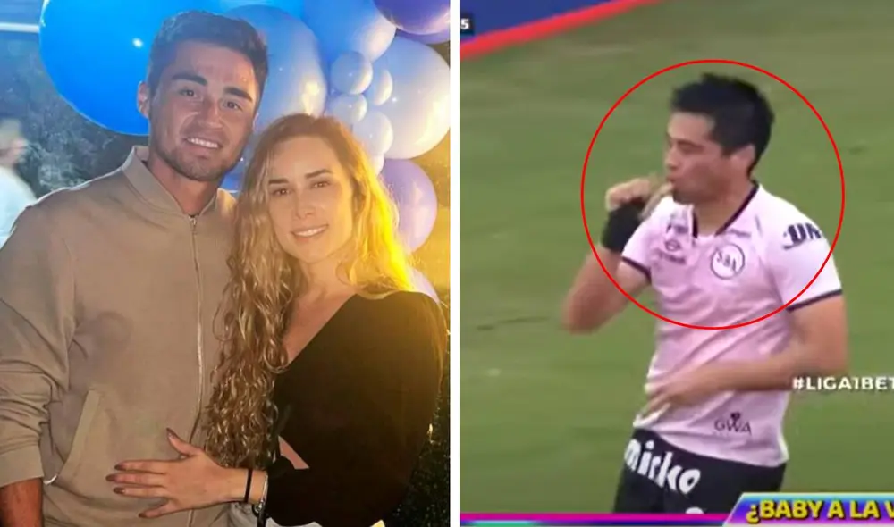 Según Magaly Medina, el gesto que hizo Rodrigo Cuba es muy común e los futbolistas cuando esperan un bebé. Foto: Ale Venturo/Instagram/captura de ATV Según Magaly Medina, el gesto que hizo Rodrigo Cuba es muy común e los futbolistas cuando esperan un bebé. Foto: Ale Venturo/Instagram/captura de ATV