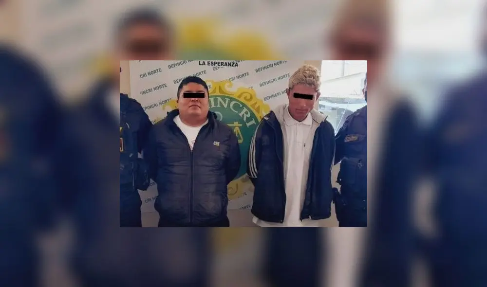 Sujetos cayeron con arma de fuego y drogas. Foto: PNP