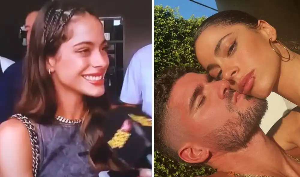 Tini contó cómo está su relación con Rodrigo de Paul. Foto: composición LR/captura de YouTube/Rodrigo de Paul/Instagram