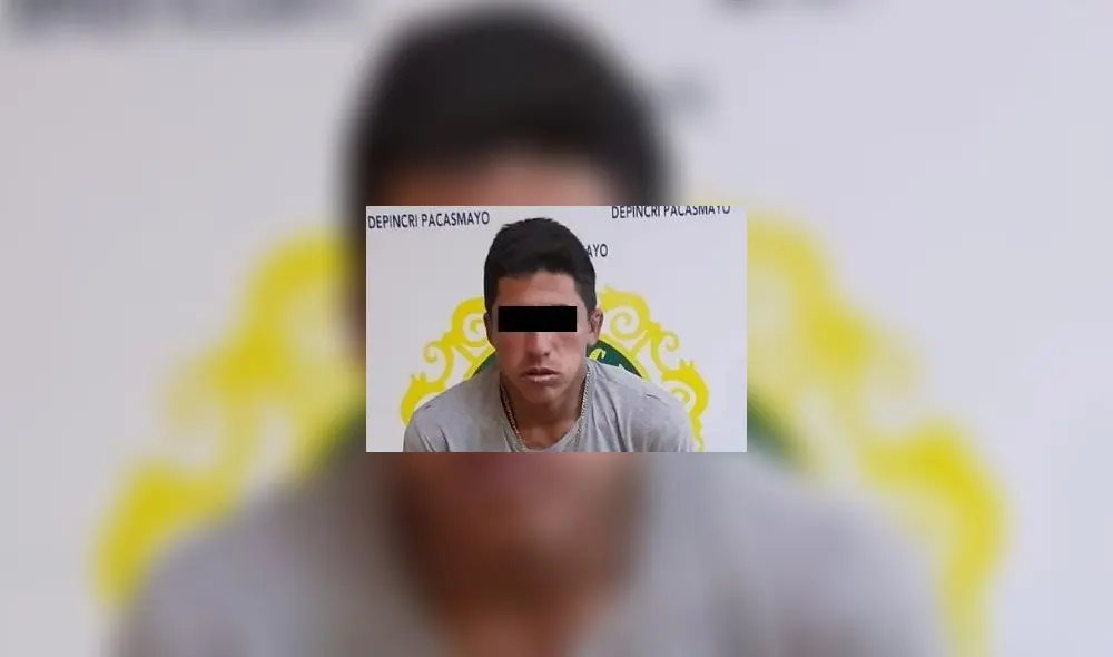 El detenido confesó ser el autor del ataque al joven internado en el hospital. Foto: PNP