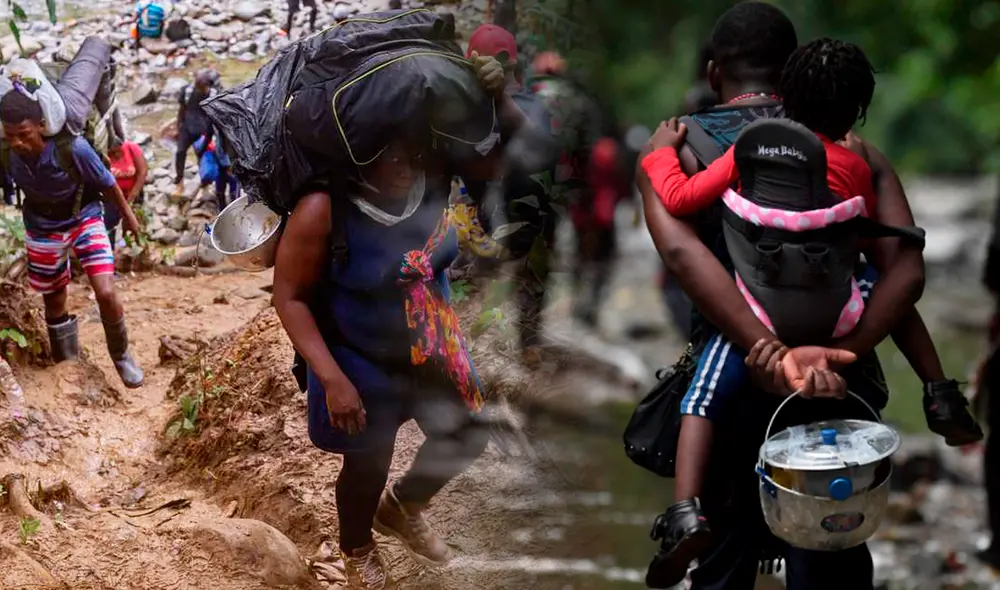 La selva del Darién se encuentra ubicada entre Panamá y Colombia. Foto: composición LR/AFP