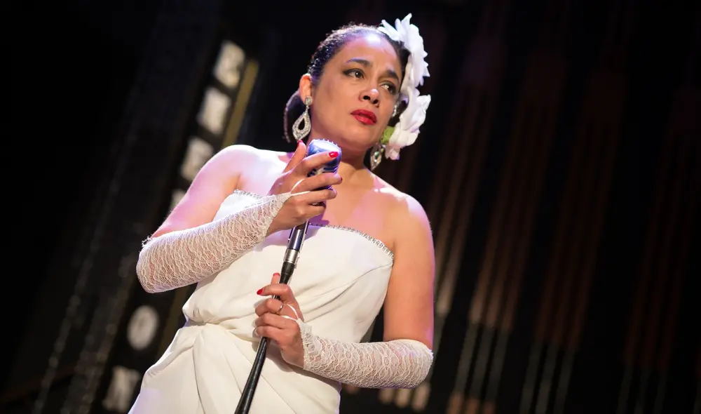 La actriz de 51 años en la piel de Billie Holiday, la voz más influyente del siglo XX.. Foto: Antonio Melgarejo/La República