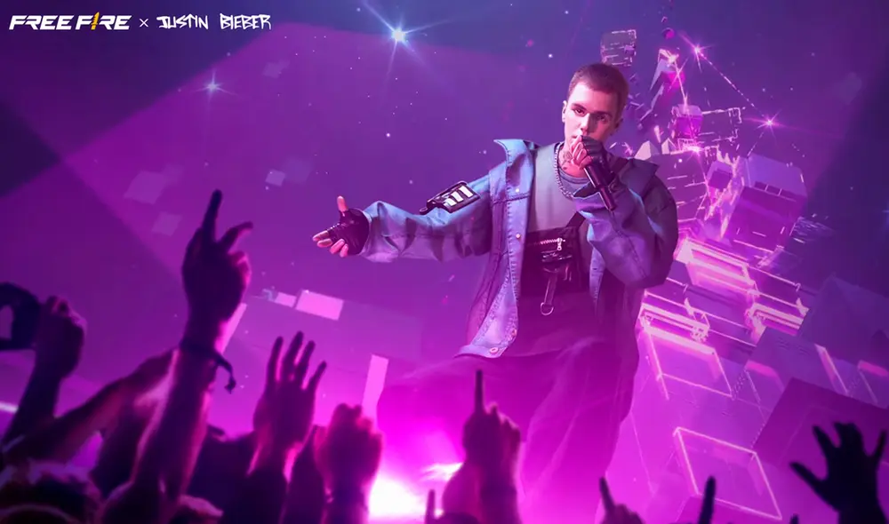 El concierto de Justin Bieber estará disponible en Free Fire hasta el 30 de agosto. Foto: Free Fire El concierto de Justin Bieber estará disponible en Free Fire hasta el 30 de agosto. Foto: Free Fire