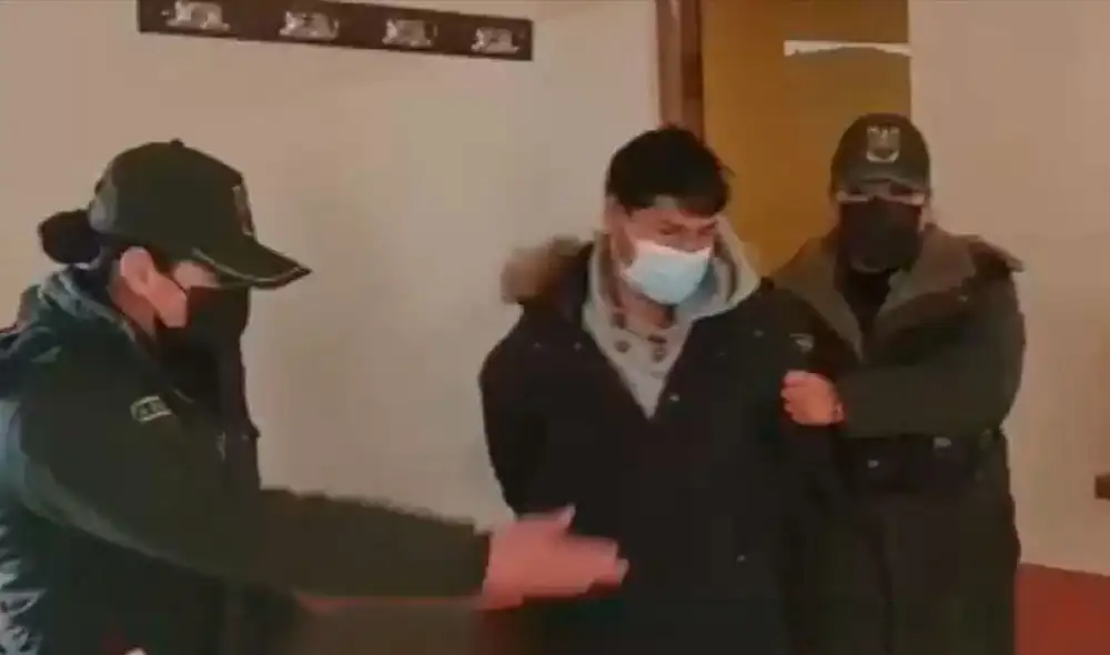 El menor continúa en la UCI del Hospital General San Juan de Dios de Oruro, en Bolivia. Foto: captura de Unitel