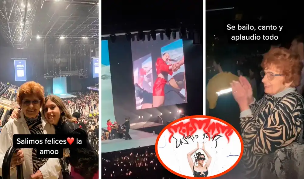 De inicio a fin, la mujer bailó y coreó todas las canciones de la artista española, mientras los demás la veían a lo lejos. Foto: composición LR/TikTok/@cande.giacovino De inicio a fin, la mujer bailó y coreó todas las canciones de la artista española, mientras los demás la veían a lo lejos. Foto: composición LR/TikTok/@cande.giacovino