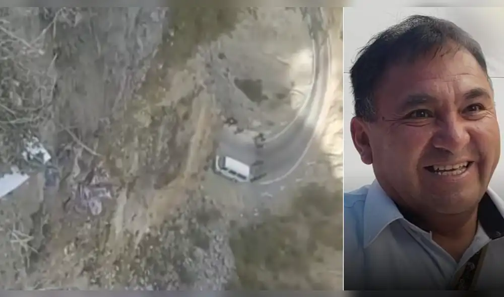 Barranco de aproximadamente 80 metros a la salida del centro poblado de Muylaque, donde cayó Juan José Casilla. Foto: captura de Facebook/Radio Americana Barranco de aproximadamente 80 metros a la salida del centro poblado de Muylaque, donde cayó Juan José Casilla. Foto: captura de Facebook/Radio Americana