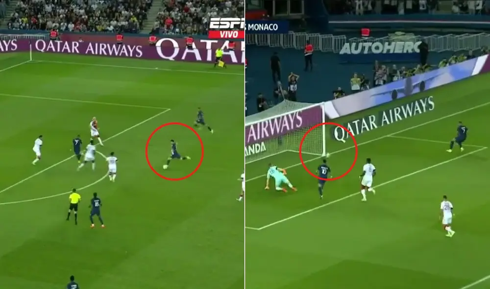 Doble poste de Messi y Mbappé. Foto: Composición ESPN