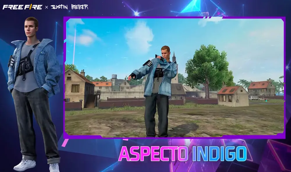 La skin de Justin Bieber se podrá conseguir gratis en Free Fire hasta el 29 de agosto. Foto: Free Fire La skin de Justin Bieber se podrá conseguir gratis en Free Fire hasta el 29 de agosto. Foto: Free Fire
