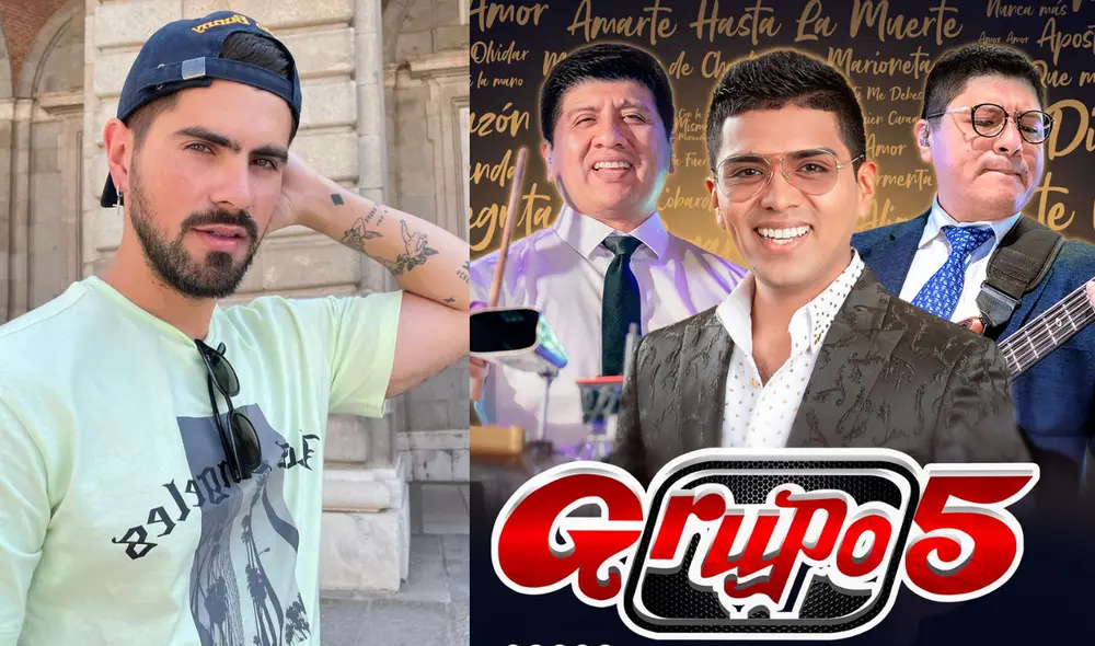 Fer Vázquez conversó con La República a pocos días del concierto en Cusco. Foto: composición LR/@rombai/Instagram/Grupo 5/Facebook