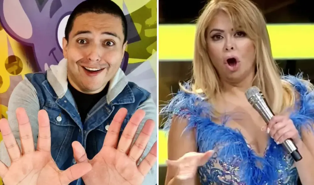 Samuel Suárez critica "La gran estrella", el nuevo reality de canto de Gisela Valcárcel. Foto: composición LR/Samuel Suárez/Instagram/captura de América TV