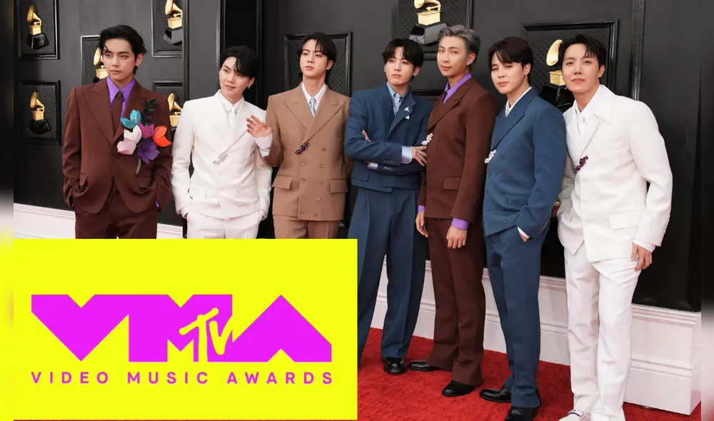 El grupo de BTS ha participado en los MTV VMAs desde 2019. Foto: composición LR/@ENews/MTV